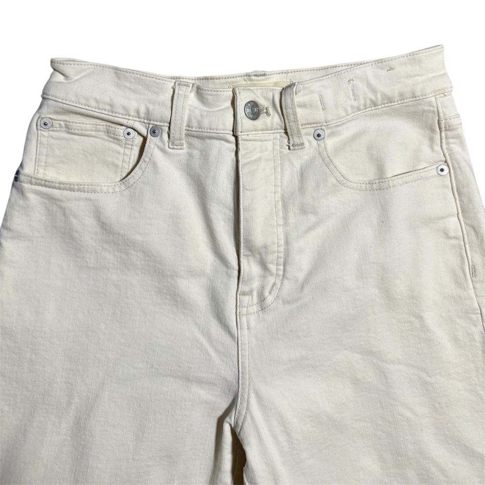 Madewell | The 90s Straight Jean | White | Size 27 - Picture 8 of 13